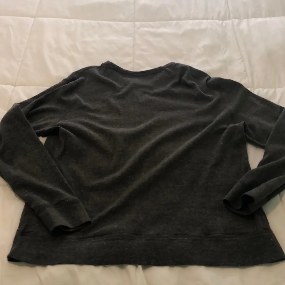 J Crew heathered grey long sleeve shirt